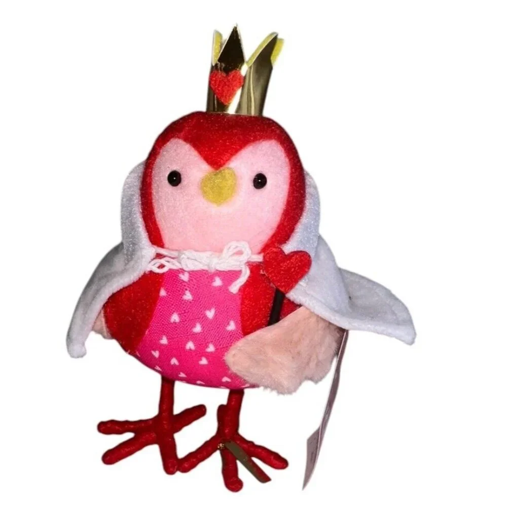 NWT Valentine's Featherly Friends Fabric Bird QUEENIE Target Spritz 2024